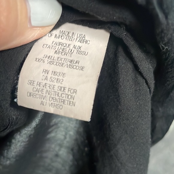 Helmut Lang sheer short sleeve asymmetrical blouse M - Picture 8 of 8